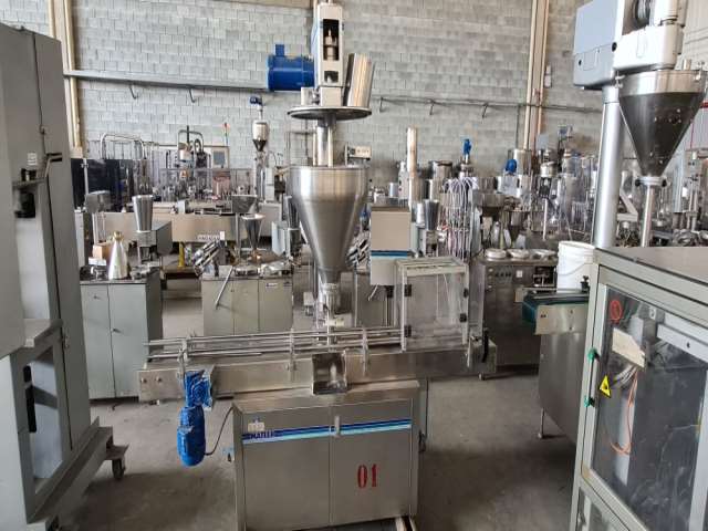 Envasadora de pó p/ pote marca Mateer Burt