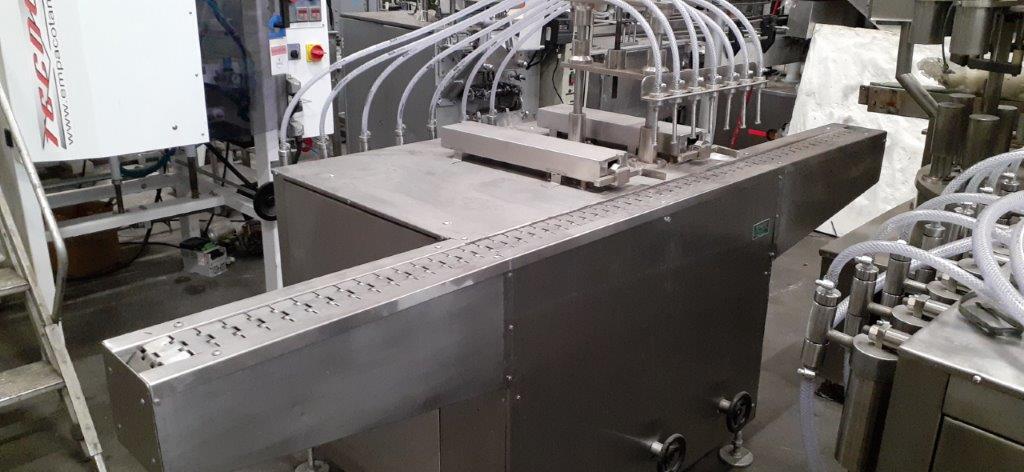 Envasadora automática linear de 7 pistões